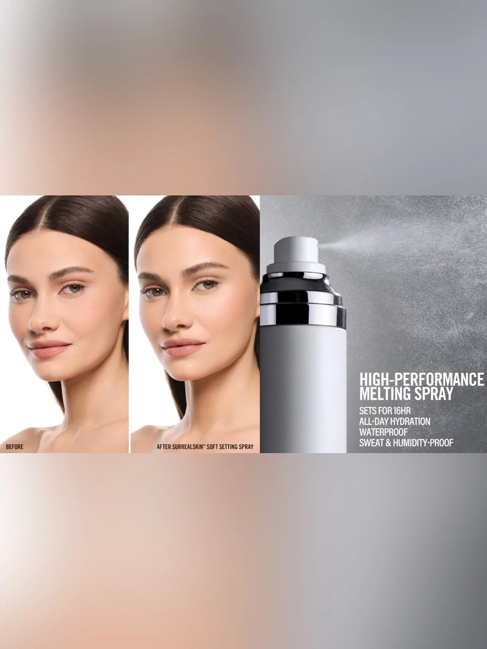 MAKEUP BY MARIO SurrealSkin® Waterproof 16HR Setting Spray (Mini) NEW